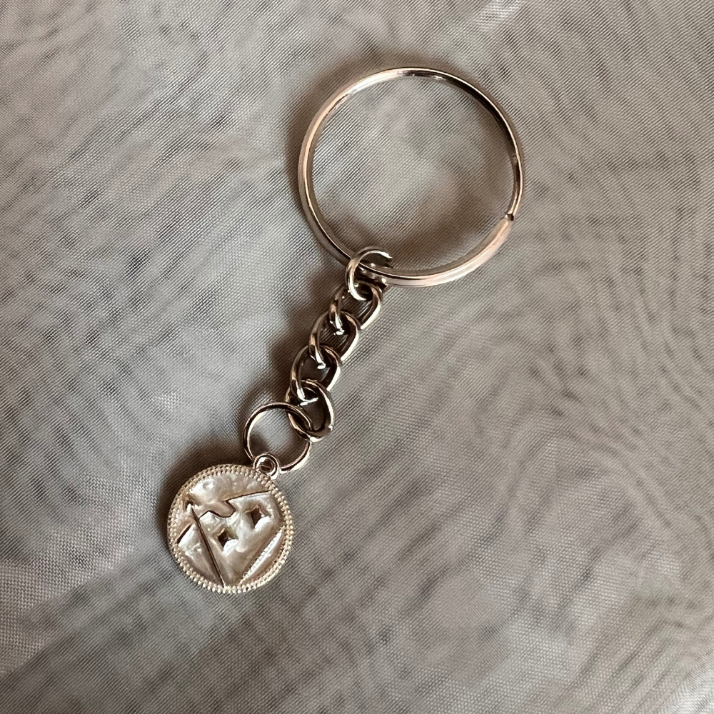 Zodiac Signs Keychain - Silver