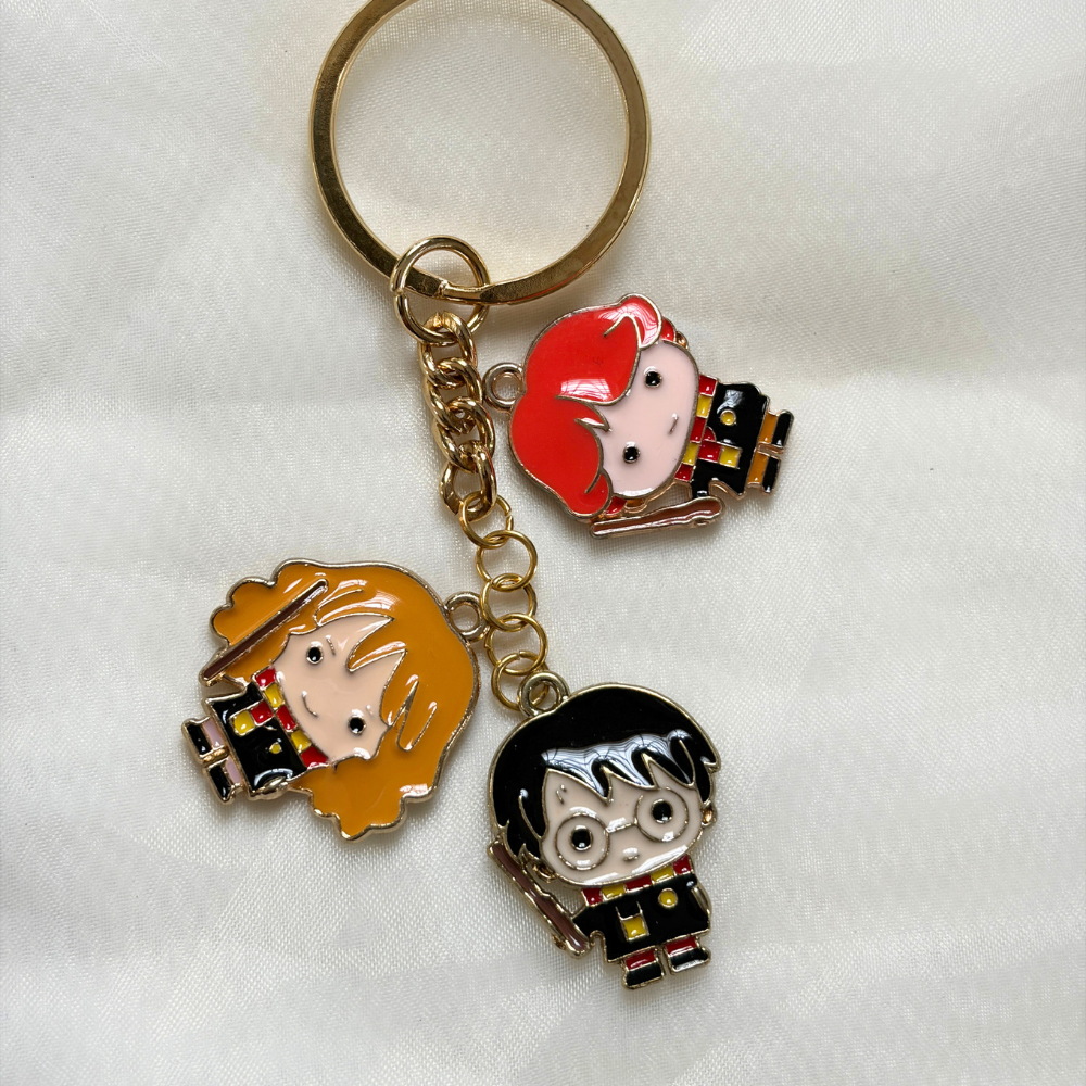 Potterhead Keychain Set of 3 Charms- The Harry Potter Collection