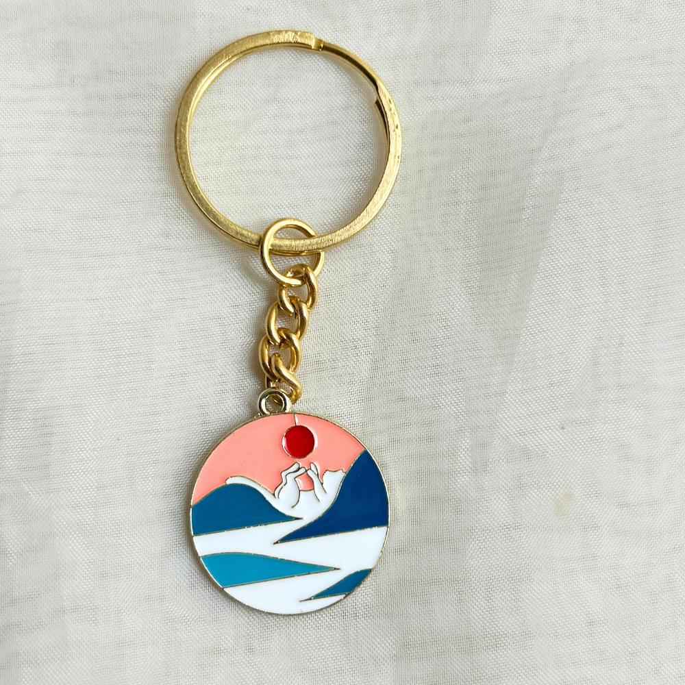 Nature Themed Keychains - Mountains/ Sunrise / Beach/ Ocean