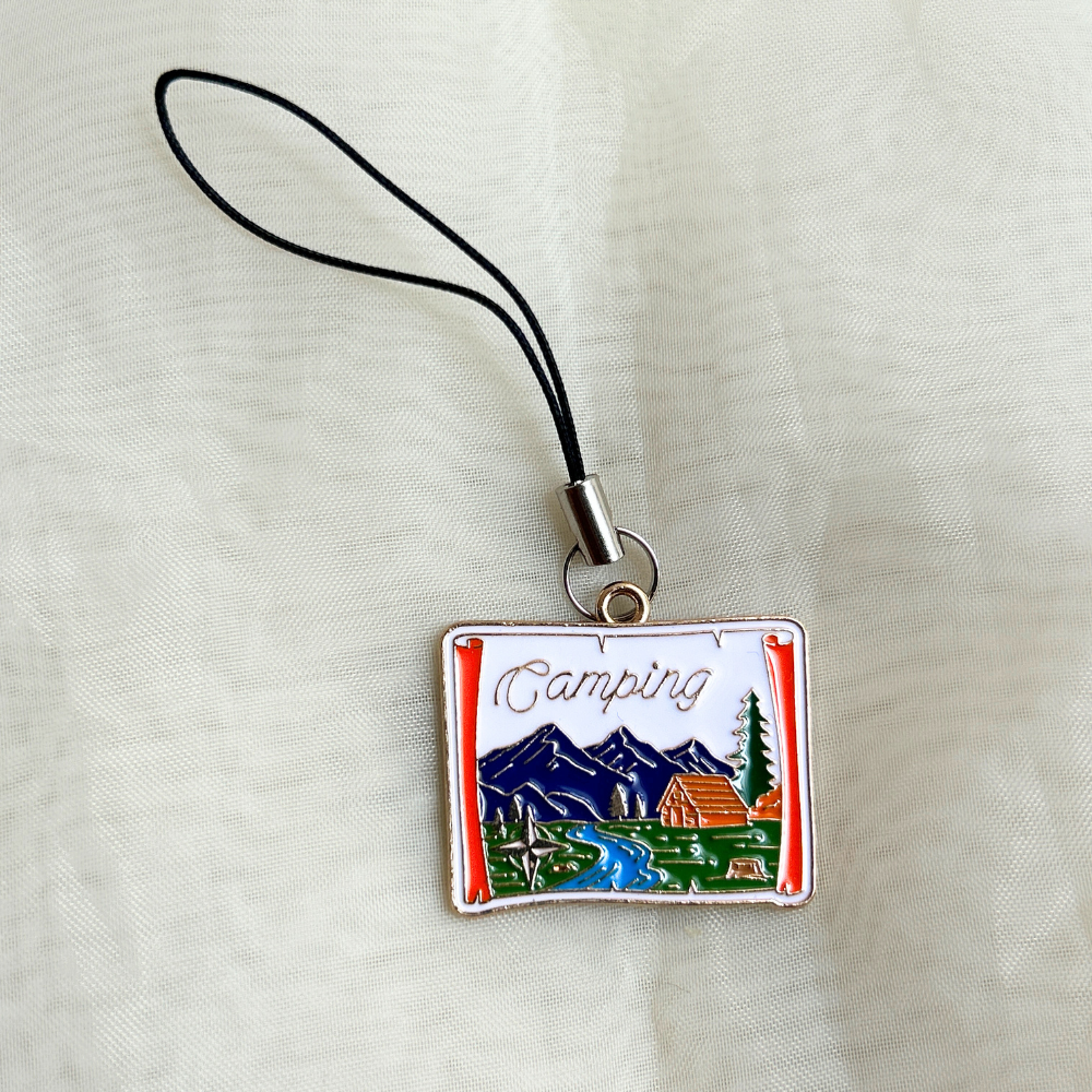 Camping Phone Charm - The Travel + Vacation Collection