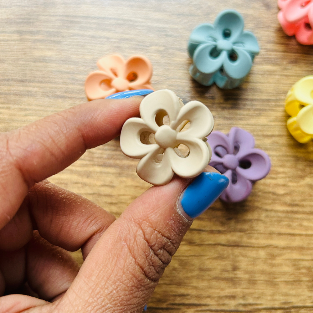 Mini Flower Claw Clip - Extra Small