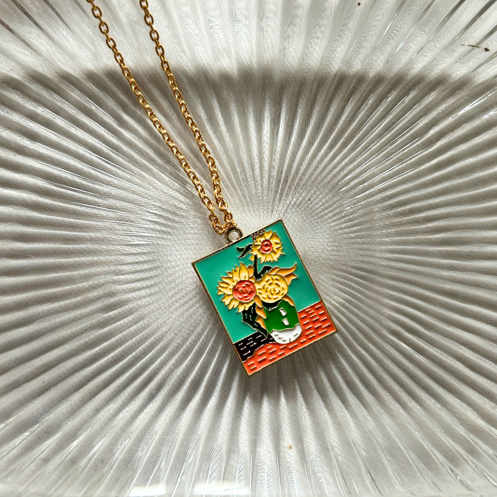 Van Gogh Sunflower Painting Chain