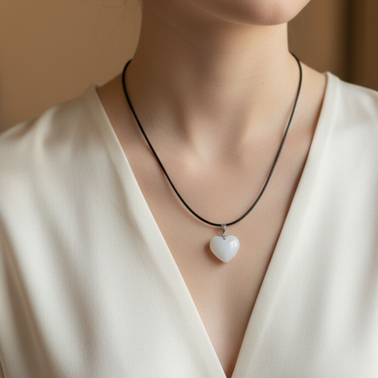 Heart Chain - White