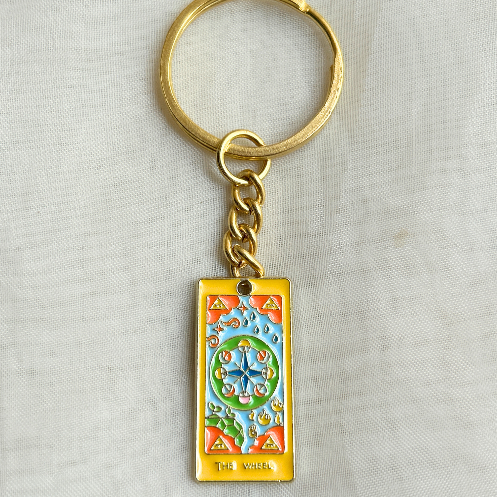 The fortune wheel Keychain - The Tarot Collection