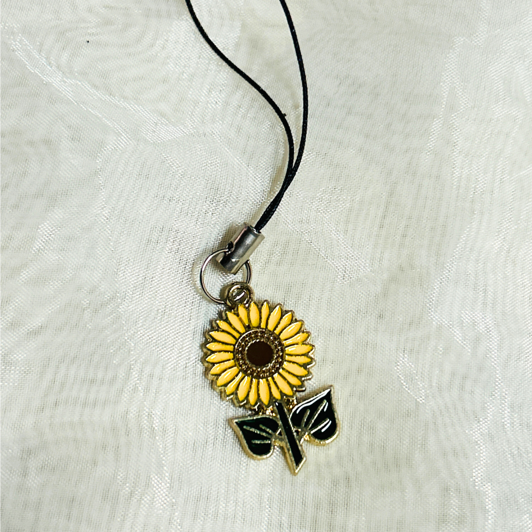 Sunflower Phone Charm