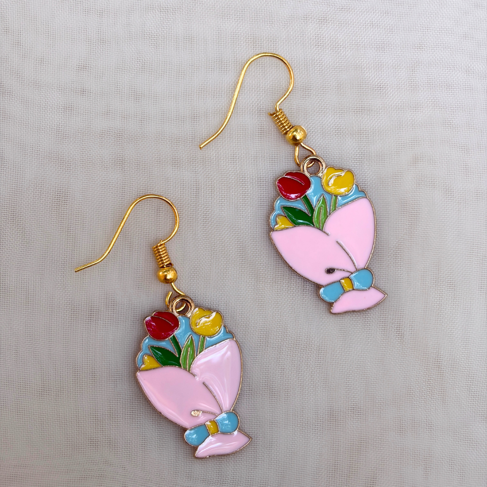 Tulip Bouquet Earrings