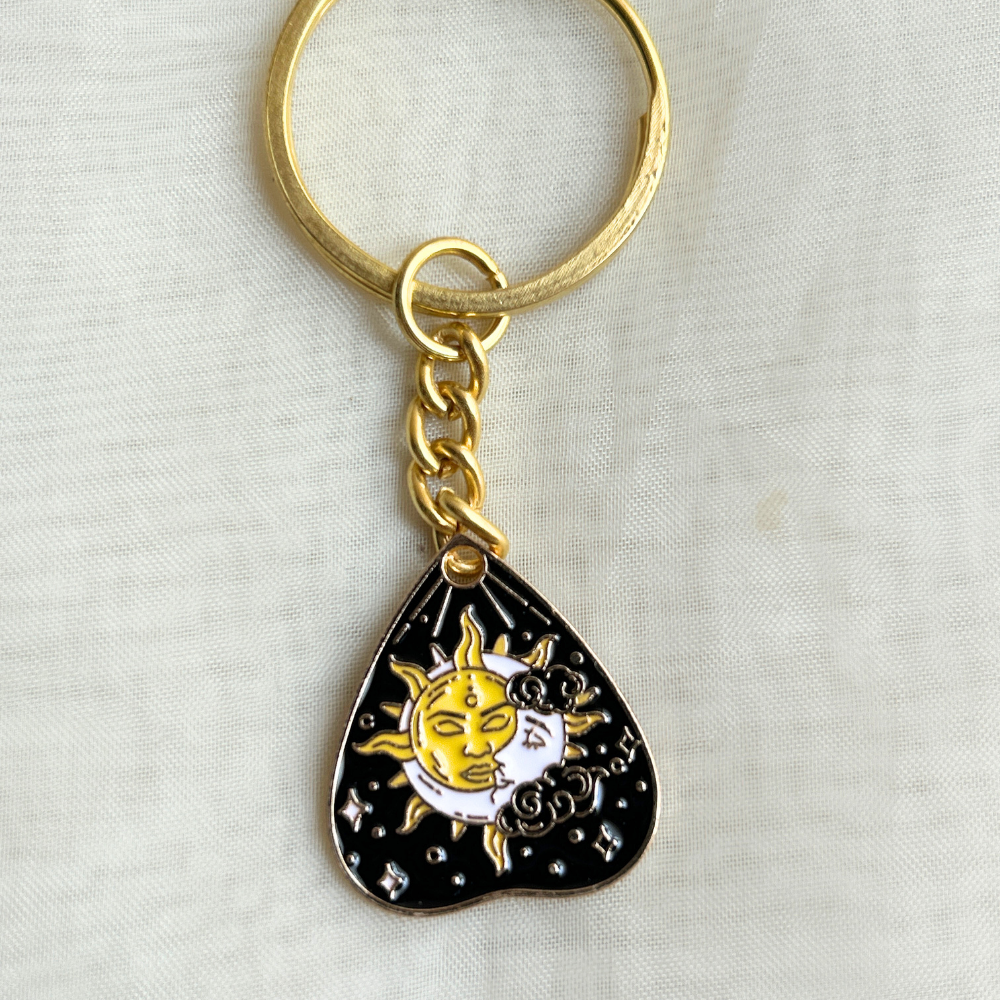 The Sun and the Moon Keychain - The Tarot Collection