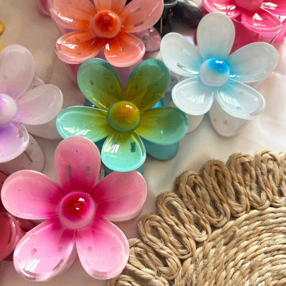 Flower Claw Clip - Large
