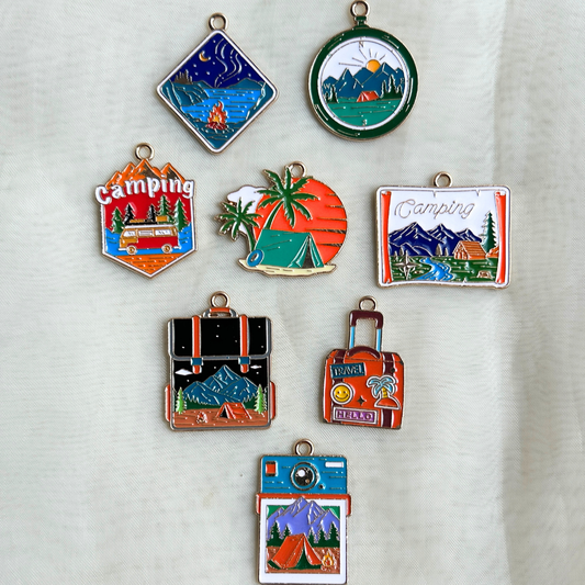 Camping Phone Charm - The Travel + Vacation Collection