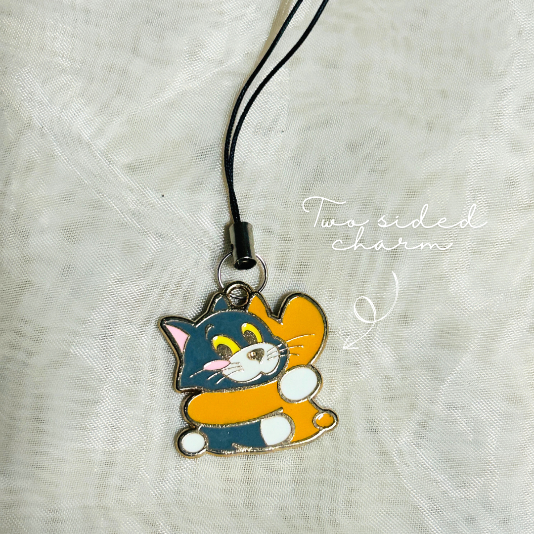 Tom and Jerry Two sided Phone Charm