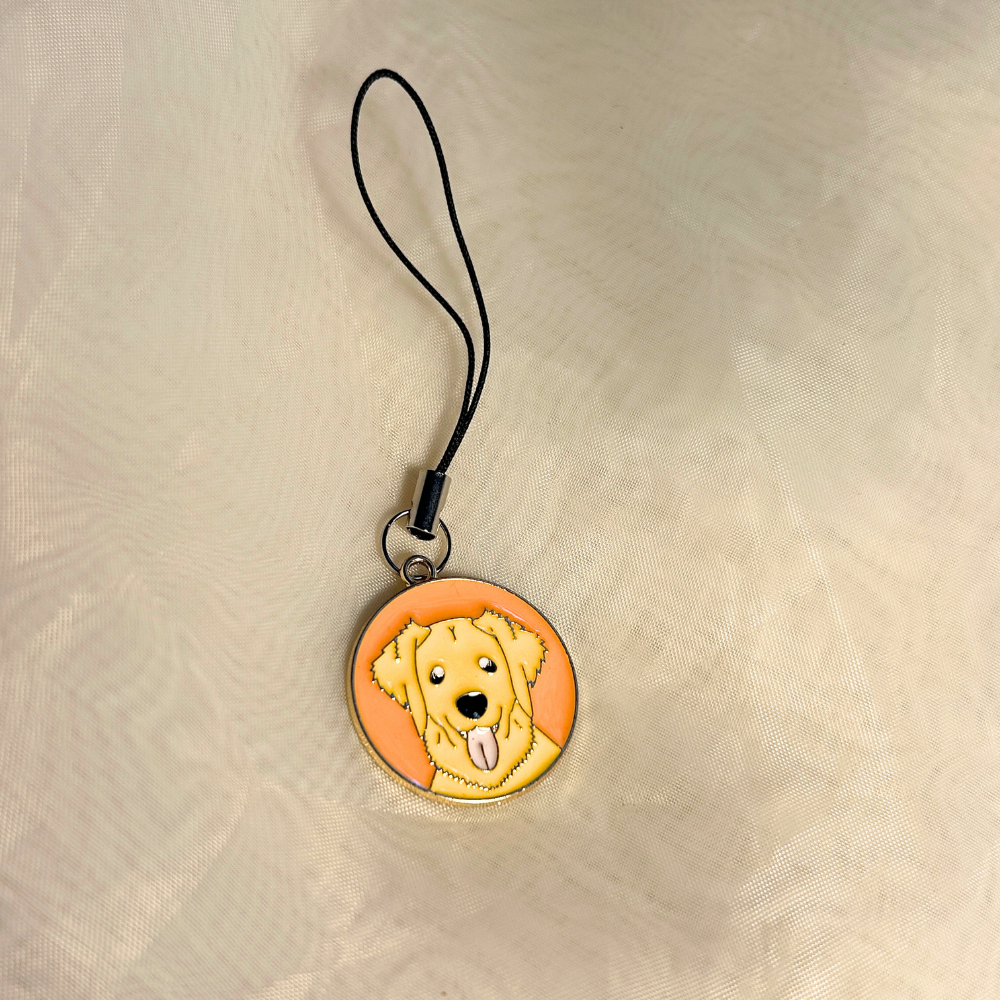 Cute Dog Phone Charm