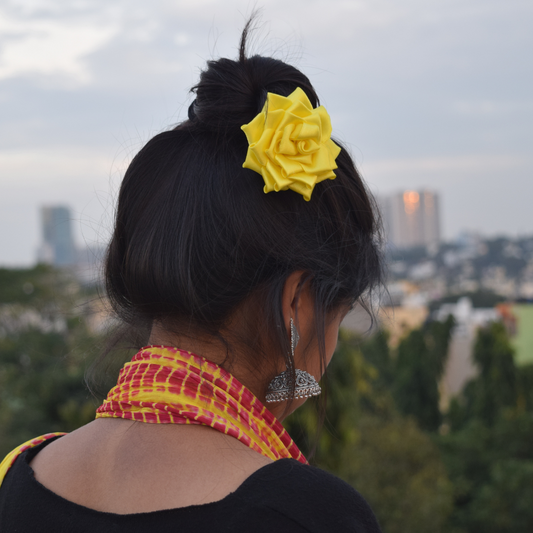 Yellow Satin Rose