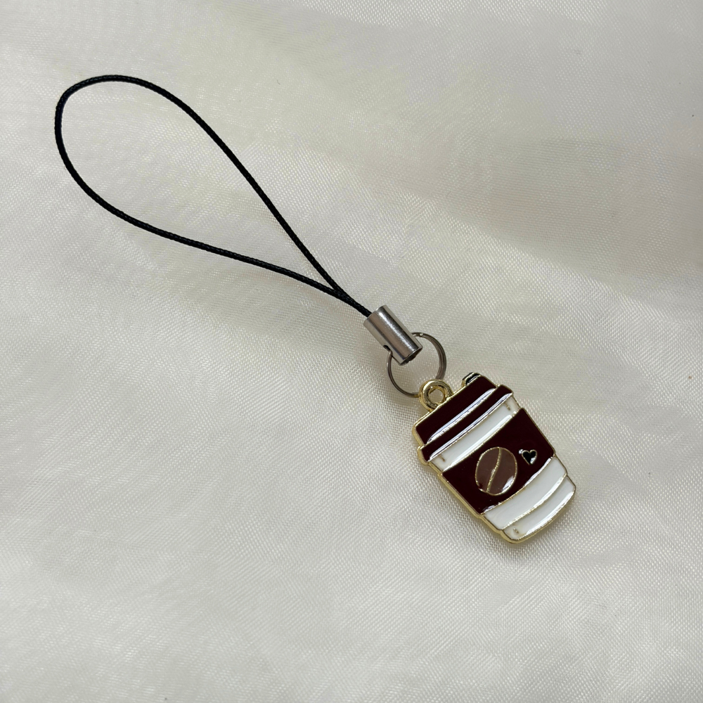 Coffee Cup Phone Charm - The Coffee Shop Collection