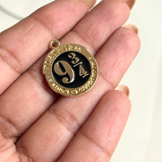 Platform 9 3/4 Phone Charm - Black - The Harry Potter Collection