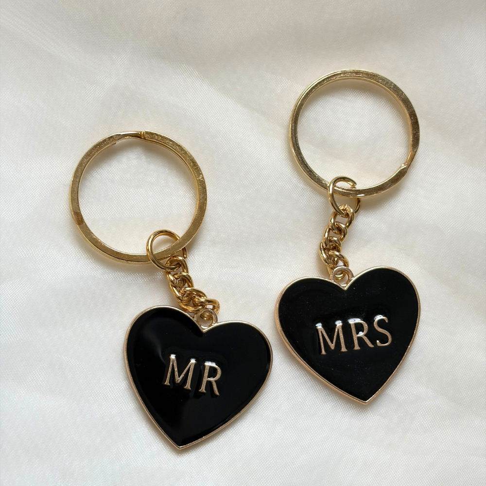 Mr & Mrs Couple Keychains
