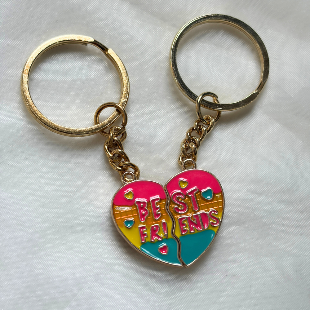 Best Friends Magnetic Keychains