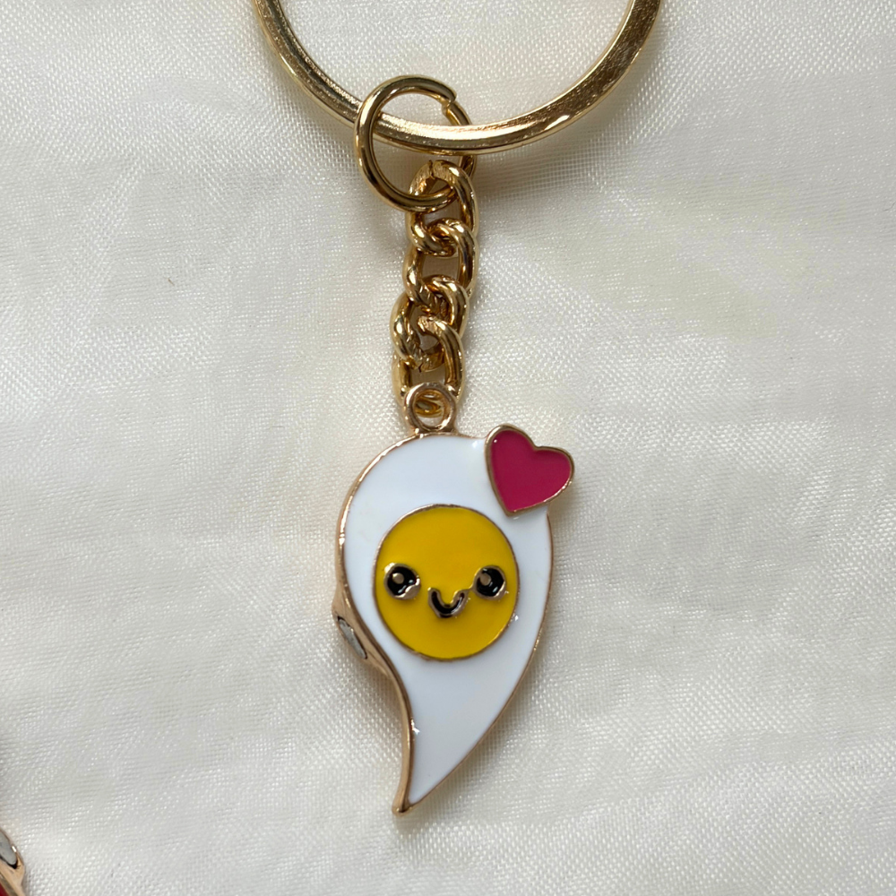 Best Friends Magnetic Keychains - Bacon and Egg