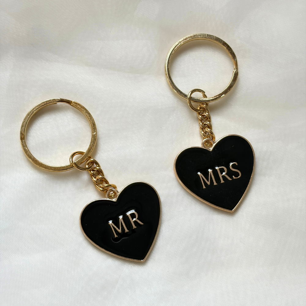 Mr & Mrs Couple Keychains