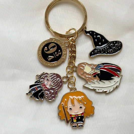 Potterhead Keychain Set of 5 Charms- The Harry Potter Collection