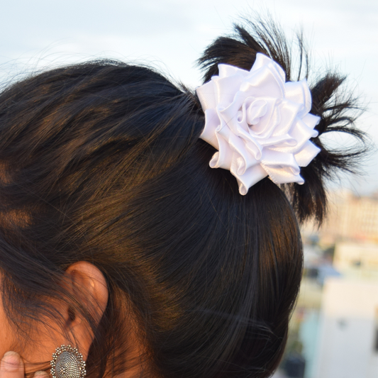White Satin Rose