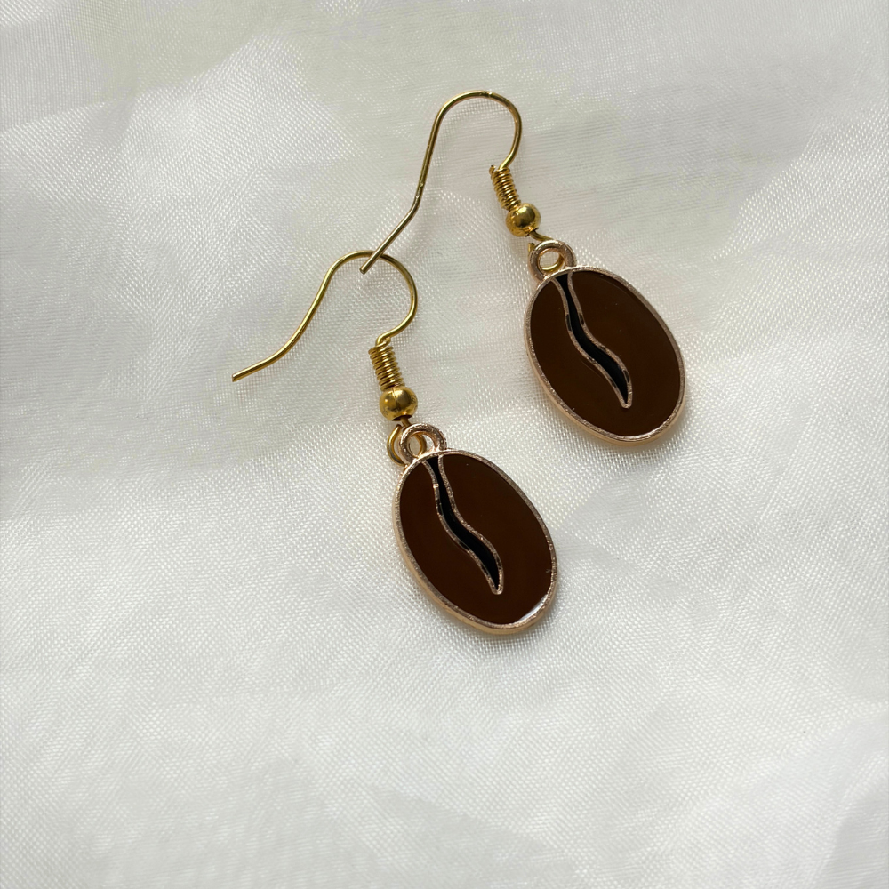 Coffee Bean Earrings - The Coffee Shop Collection