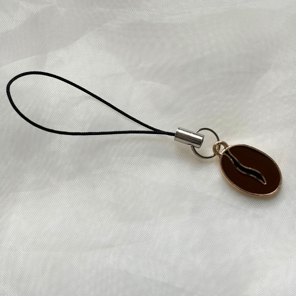 Coffee Bean Phone Charm - The Coffee Shop Collection
