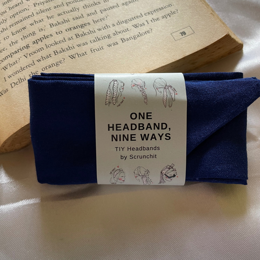 Dark Blue TIY Headband