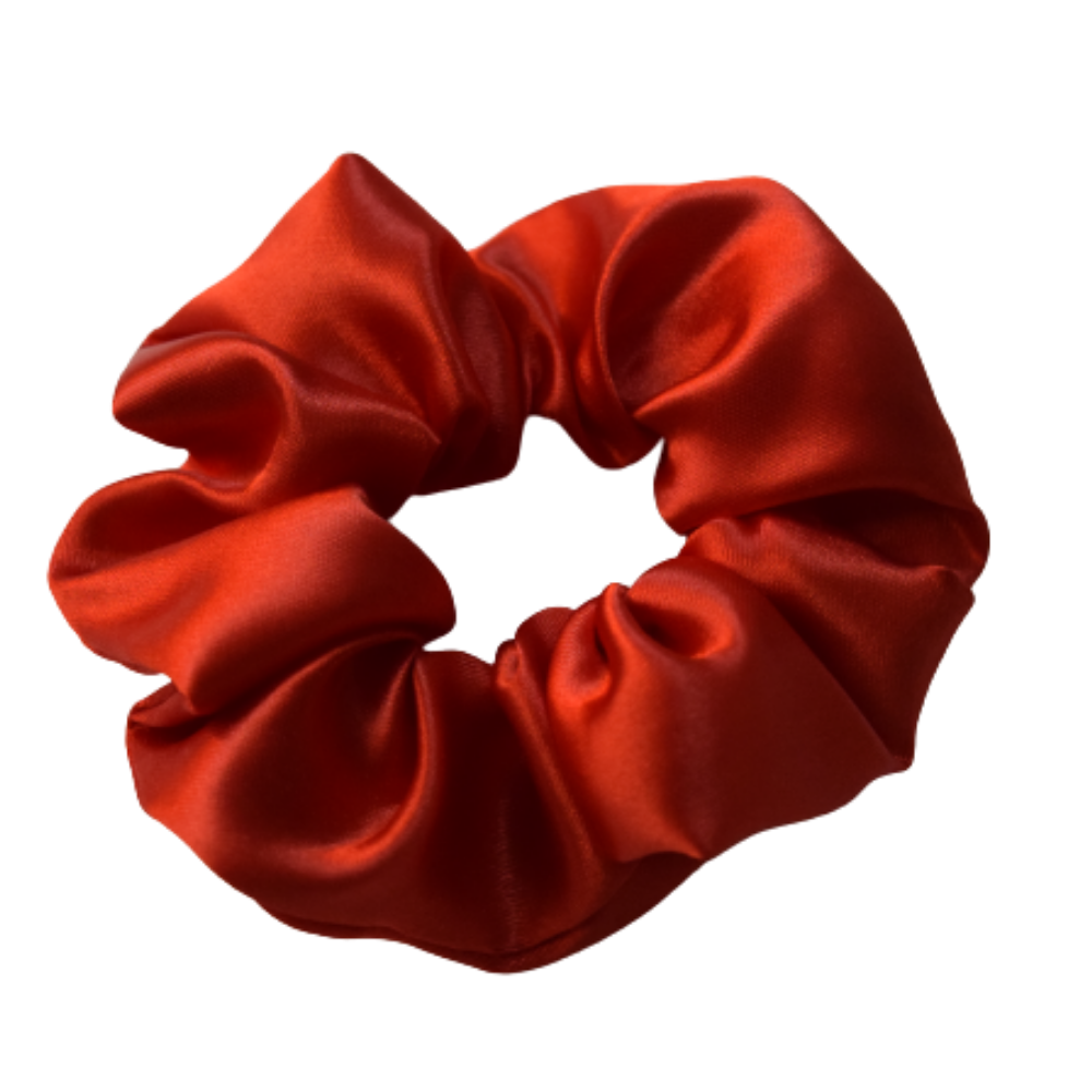 Tomato - Red Satin Scrunchie