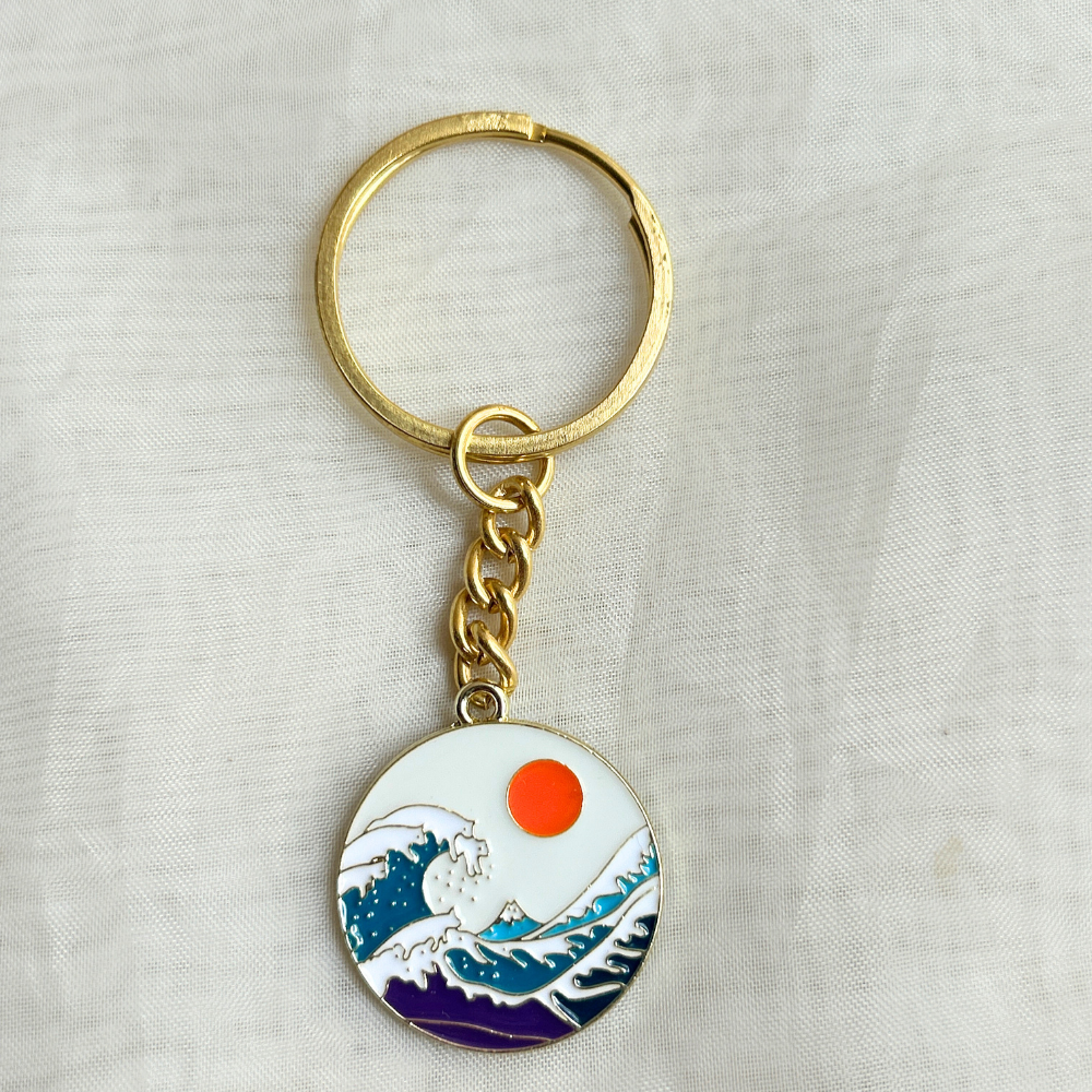 Nature Themed Keychains  - Mountains/ Sunrise / Beach/ Ocean