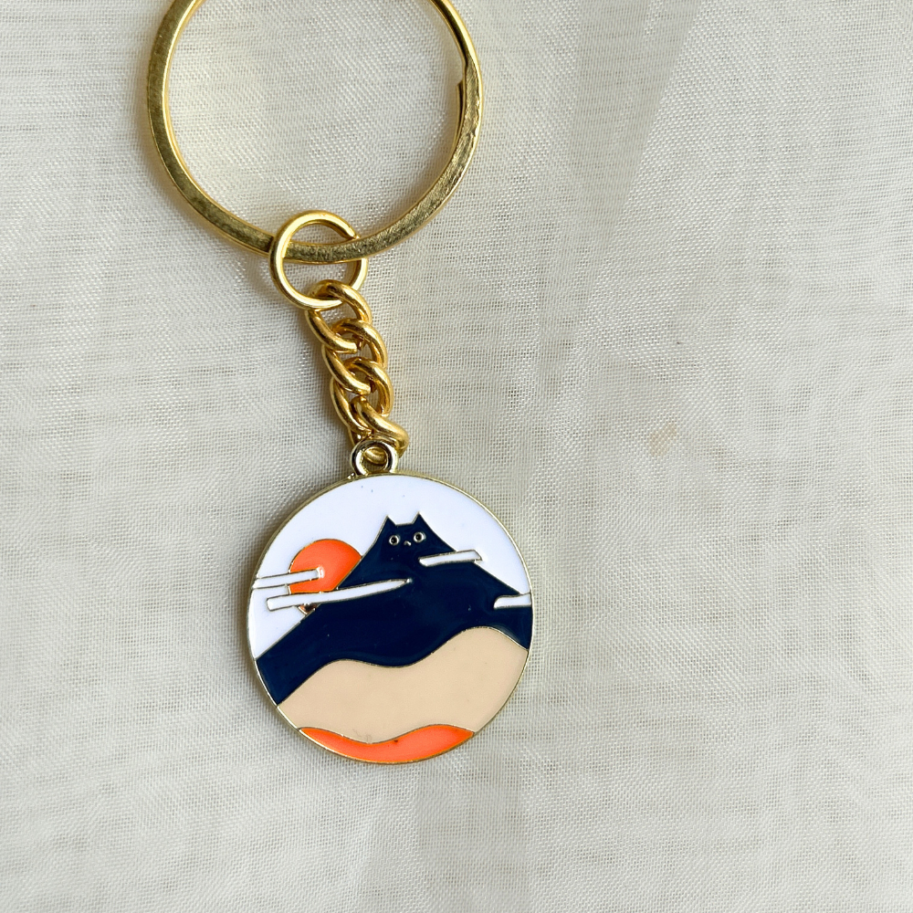 Nature Themed Keychains  - Mountains/ Sunrise / Beach/ Ocean