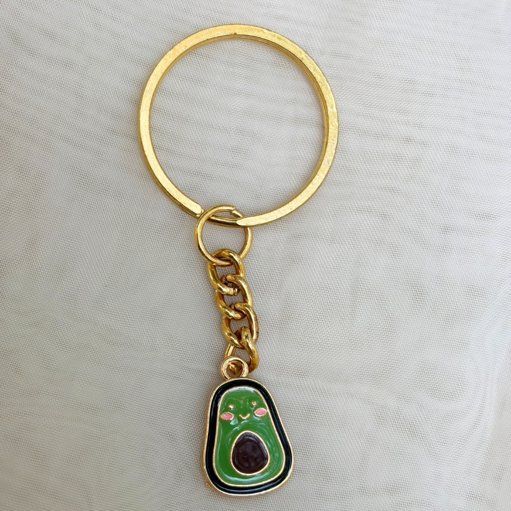 Avocado Keychain
