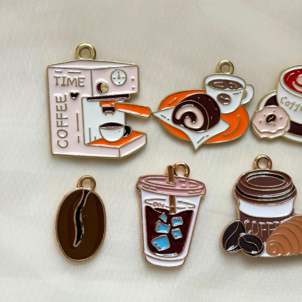 Cold Coffee Keychain - The Coffee Shop Collection
