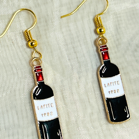 Wine Bottle Earrings