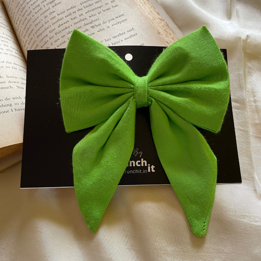 Grass -  Pigtail Bow