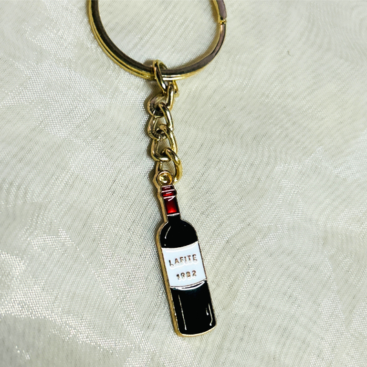 Wine Bottle Keychain