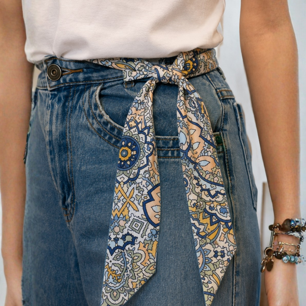 Blue Prints TIY Headband