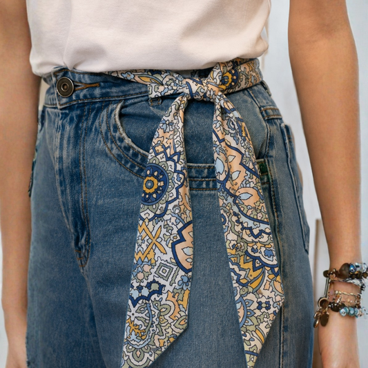 Blue Prints TIY Headband