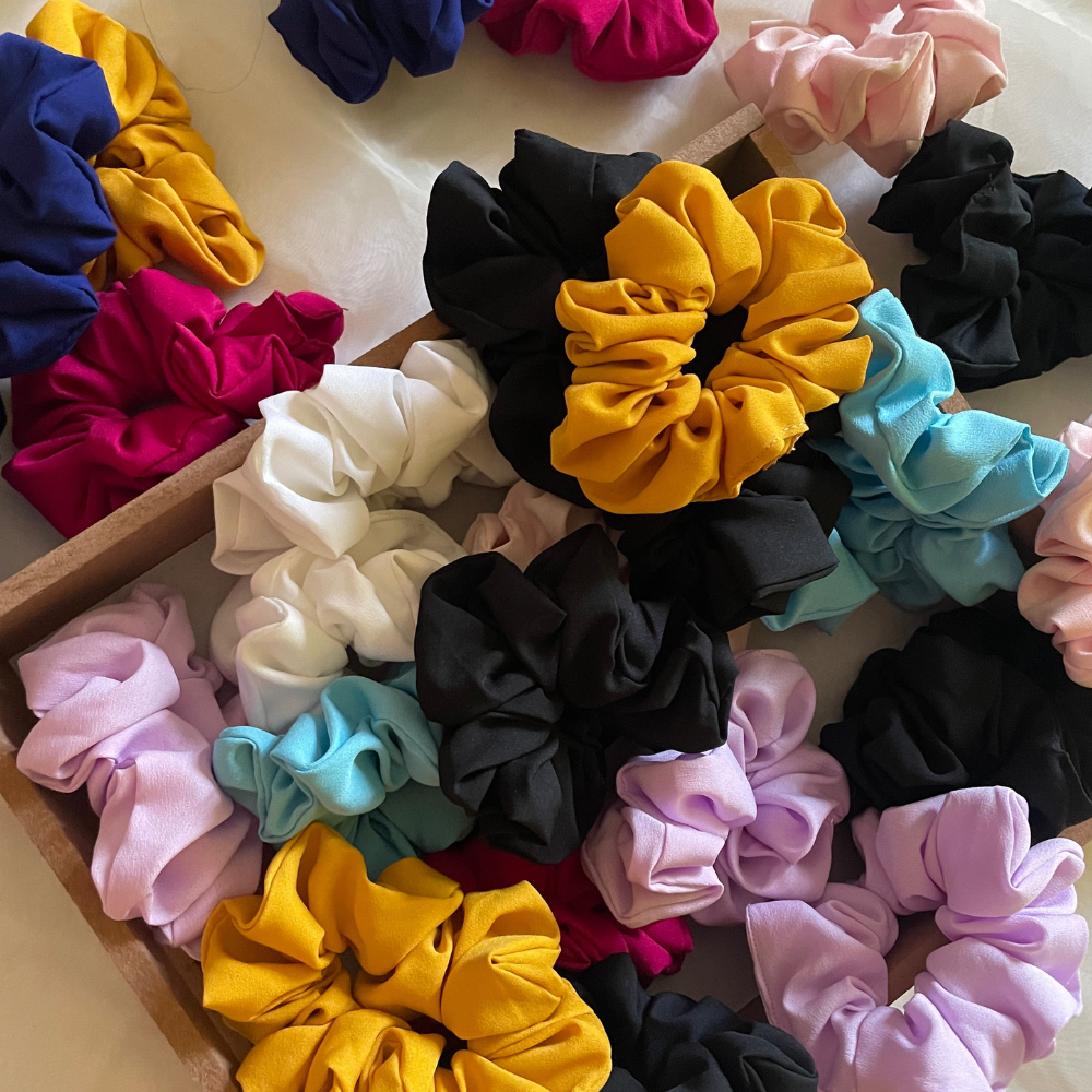 Sea Blue Scrunchie