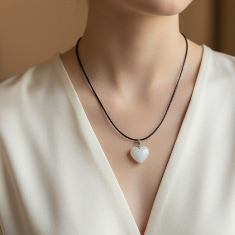 Heart Chain - White