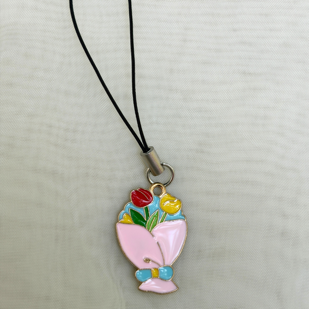 Tulip Bouquet Phone Charm