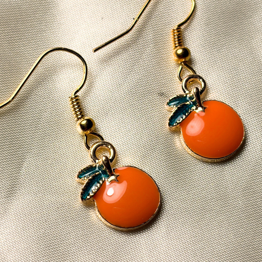 Orange Earrings