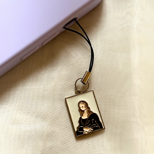 Mona Lisa Phone Charm