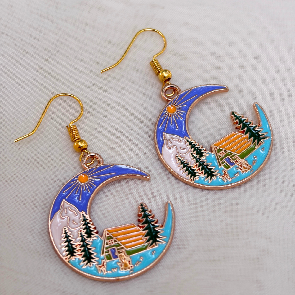 Moon Earrings
