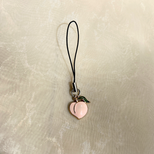 Peach Phone Charm