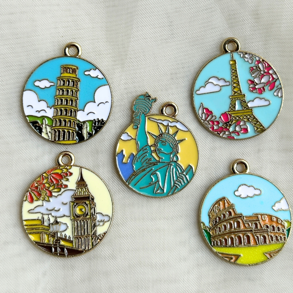 Monuments Charm Chain