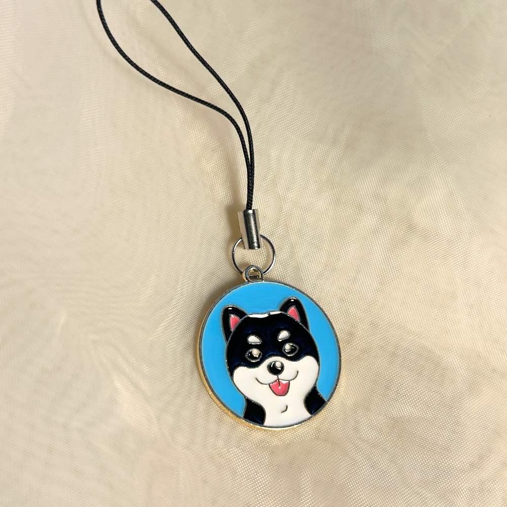 Cute Dog Phone Charm