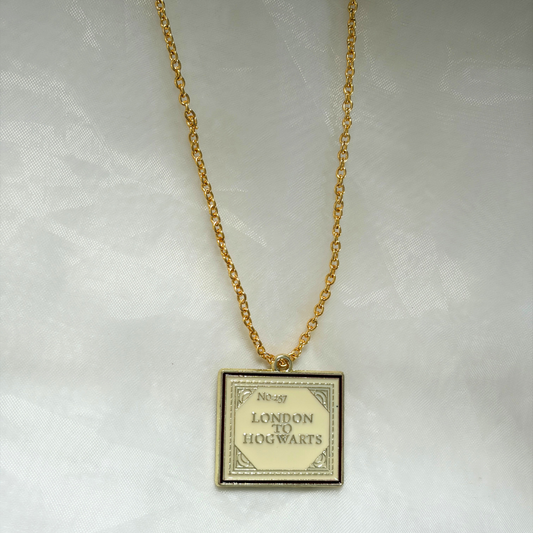London to Hogwarts Ticket Chain - The Harry Potter Collection