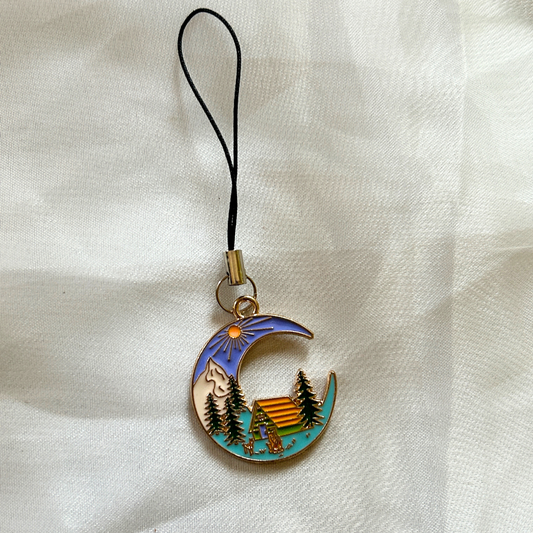 Travel in the mountains Phone Charm