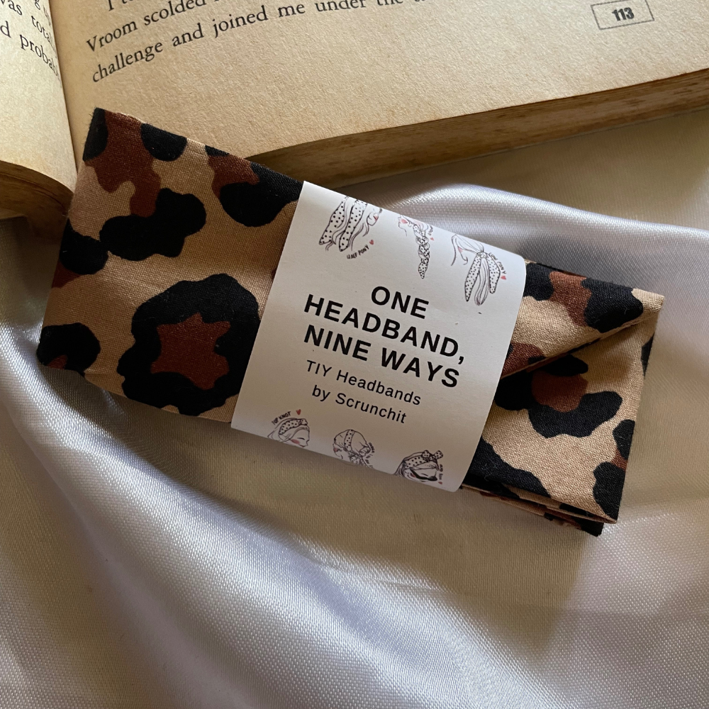 Leopard Print TIY Headband