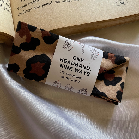 Leopard Print TIY Headband